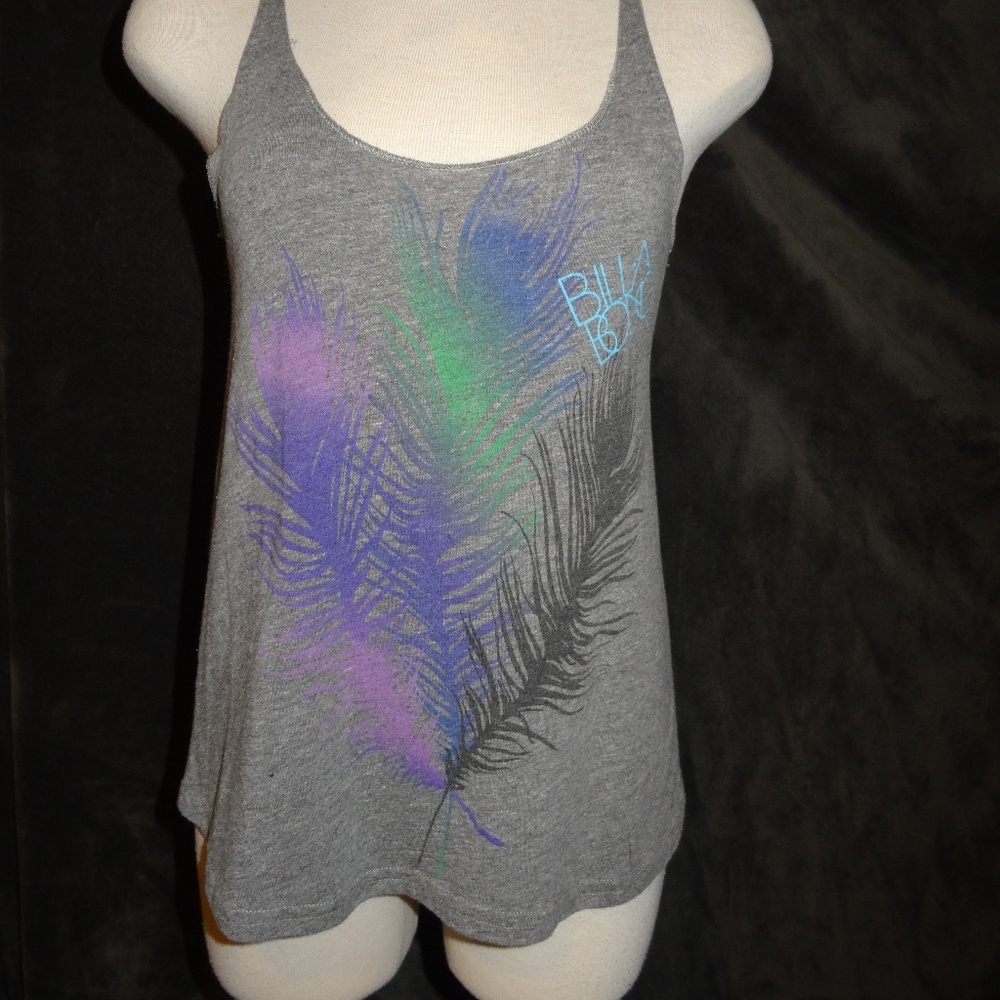 BILLABONG Grey Tank Top